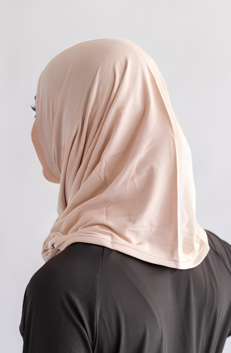 Comfortable hijab for gym and outdoor sports
