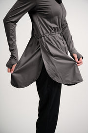 Modest active jacket for muslim women