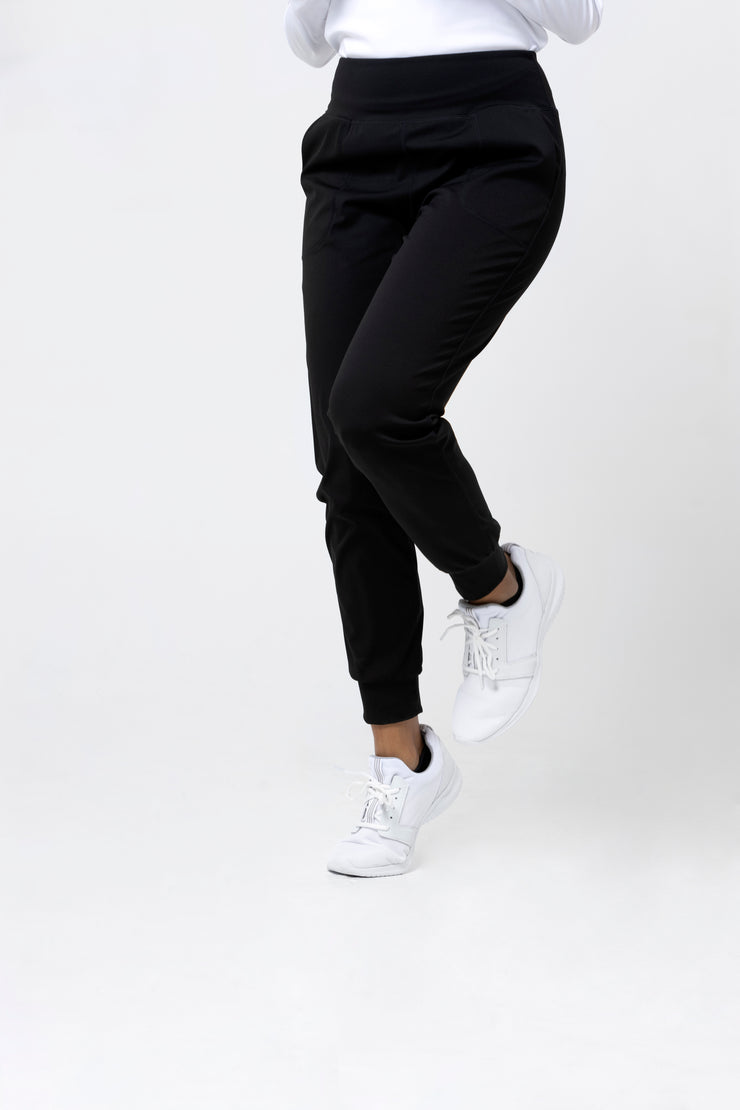 Cooling High-Rise Loose Leggings- Black