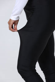 Water proof swim leggings #color_black